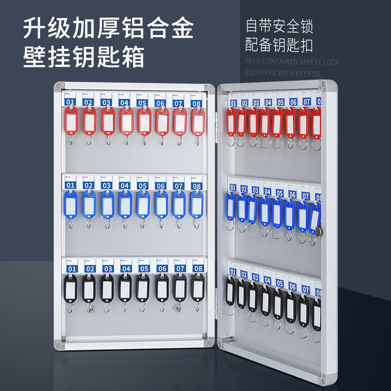 Caja de llaves tipo pared de bienes raíces intermediarios de propiedades de almacenamiento de llaves de automóviles caja de almacenamiento de gestión de artefactos mágicos gabinete de llaves en stock image 5