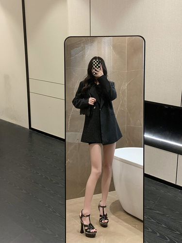 Daily Low-top Rubber Shoes with Thick Heel,  Pointed Toe Solid Color Sexy Cross Strap Fashion Sandals High Heels for Women