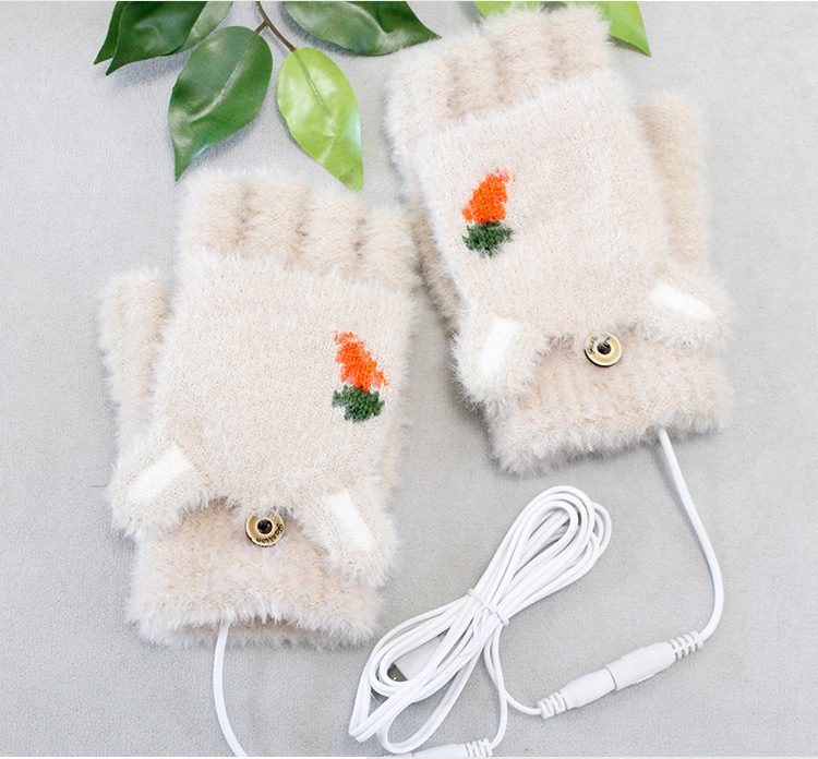 Cute Cartoon Imitation Cashmere Gloves display picture 17