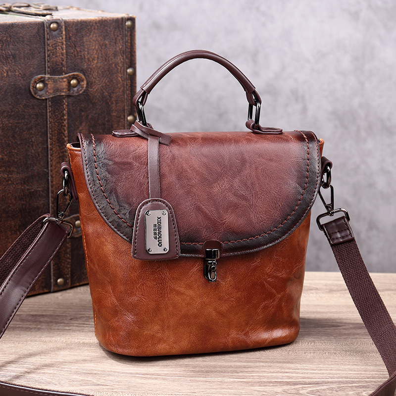 Retro one-shoulder bag
