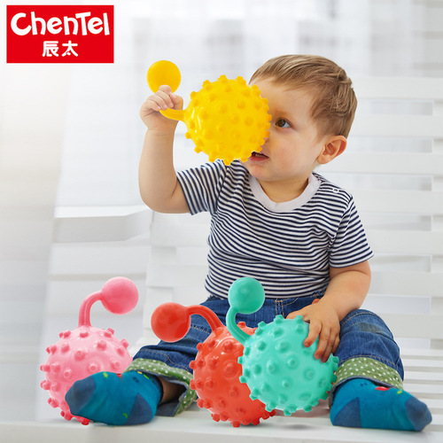 Swing and Massage Ball, Baby and Infant Grab Ball, Small Rubber Ball, Rattles Ball