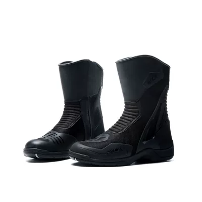 Yakus arcx-L60696 Autumn Black Motorcycle Riding Boots Racing Boots Long Distance Motorcycle Travel Waterproof Boots