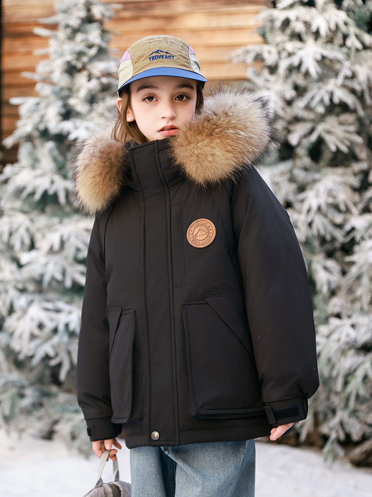 Winter children's warm down jacket for boys