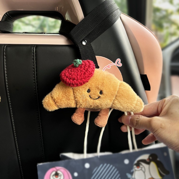 gancho de automóvil trasero gancho de automóvil creativo gancho de automóvil multifuncional gancho de asiento trasero gancho de dibujos animados oculto gancho