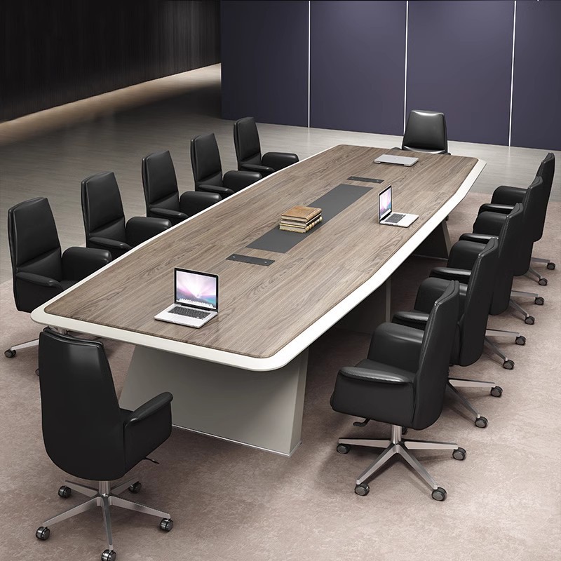 Conference Table Long Table Modern Simple Conference Room Training Negotiation Table Workbench Long Office Table Table and Chair Combination