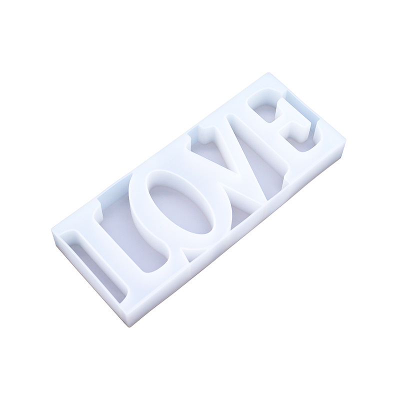 Utensilios para hornear molde para pastel letra cuadrada molde de silicona molde de inversión de bricolaje decoración gota de cristal herramienta gelificante