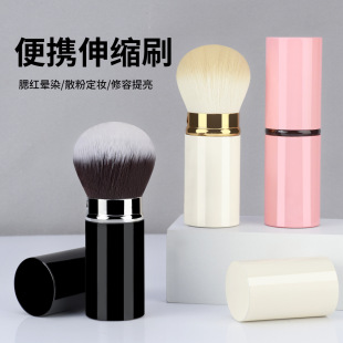 Cross-border New Retractable Brush Blush Brush Foundation Brush Cangzhou Soft Hair Multifunctional Travel Portable Cosmetic Brush
