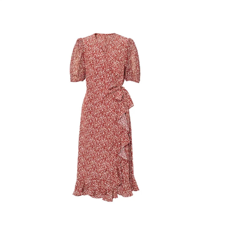 Mm Mall Same Style 2026 Summer New Fashion Elegant V-Neck Waist-Cinching Dress for Women 1H4990391Q Mm Mall Same Style 2026 Summer New Fashion Elegant V-Neck Waist-Cinching Dress for Women 1H4990391Q