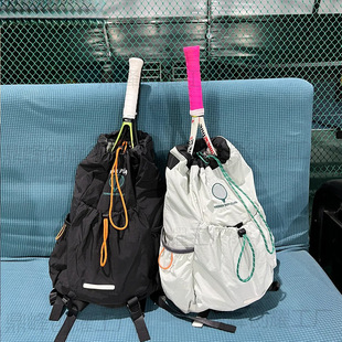 Exported to Japan Badminton Bag Men's and Women's Tennis Racket Backpack Lightweight Sports Travel Large Capacity Drawstring Backpack