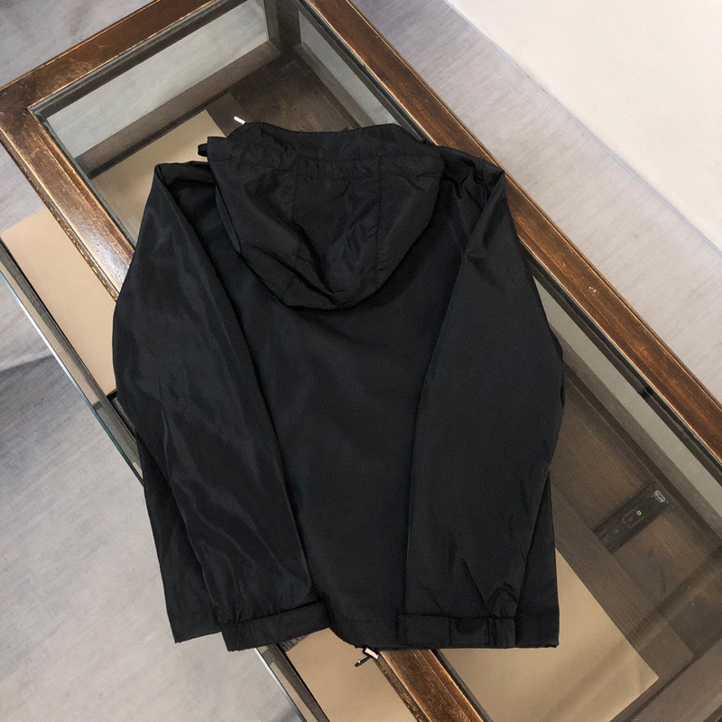 欧货正确版p家男士抽绳连帽上衣服运动减龄休闲风衣外套专柜同款|undefined