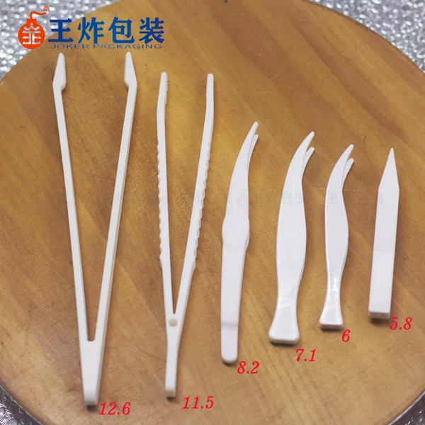 58 60 71 82 115 126mm White Plastic Pp Clip Cosmetic Tweezers Mask Clip Makeup Clip