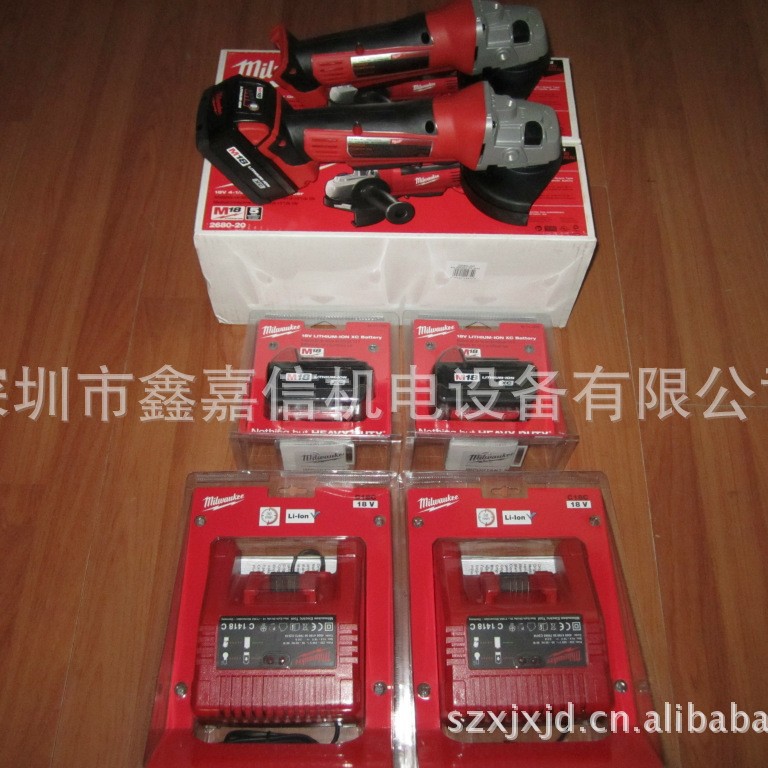 现货批发零售米沃奇充电角磨机2680-20