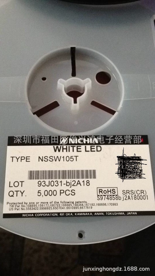 NSSW105T NICHIA Riya Производитель Оригинальная светодиодная сторона 020 белый Спецификация 3810 белый