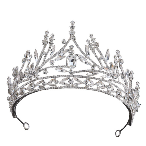 New wedding crown wedding headband luxury crystal baroque bridal large crown hair accessories crown