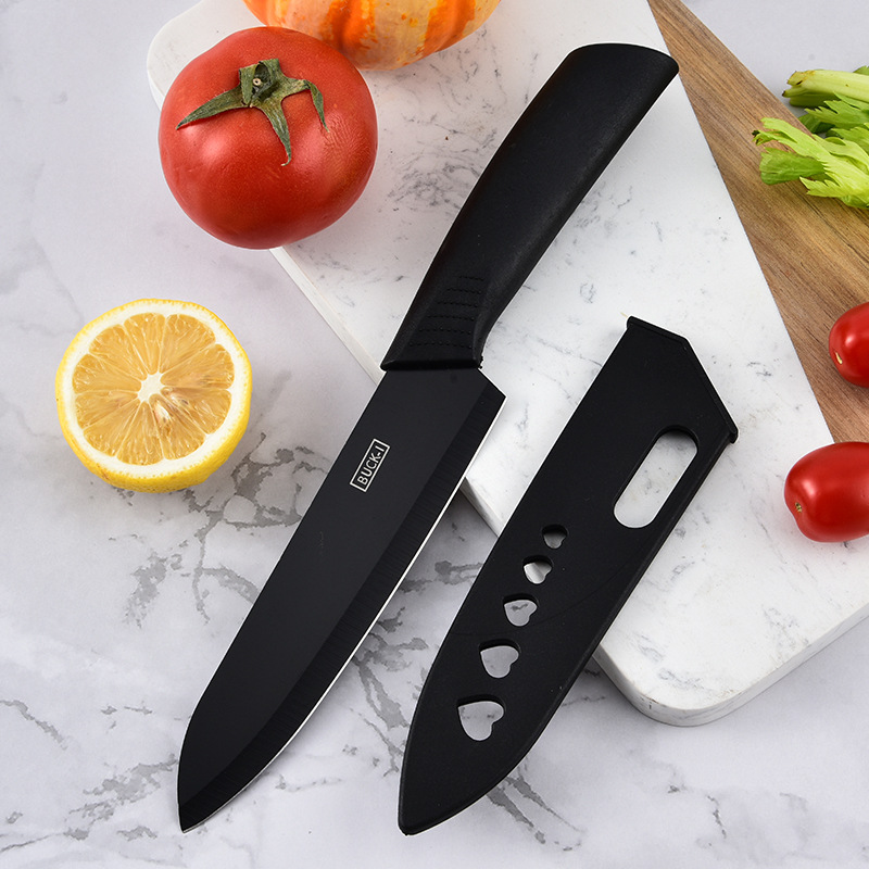 Black chef knife
