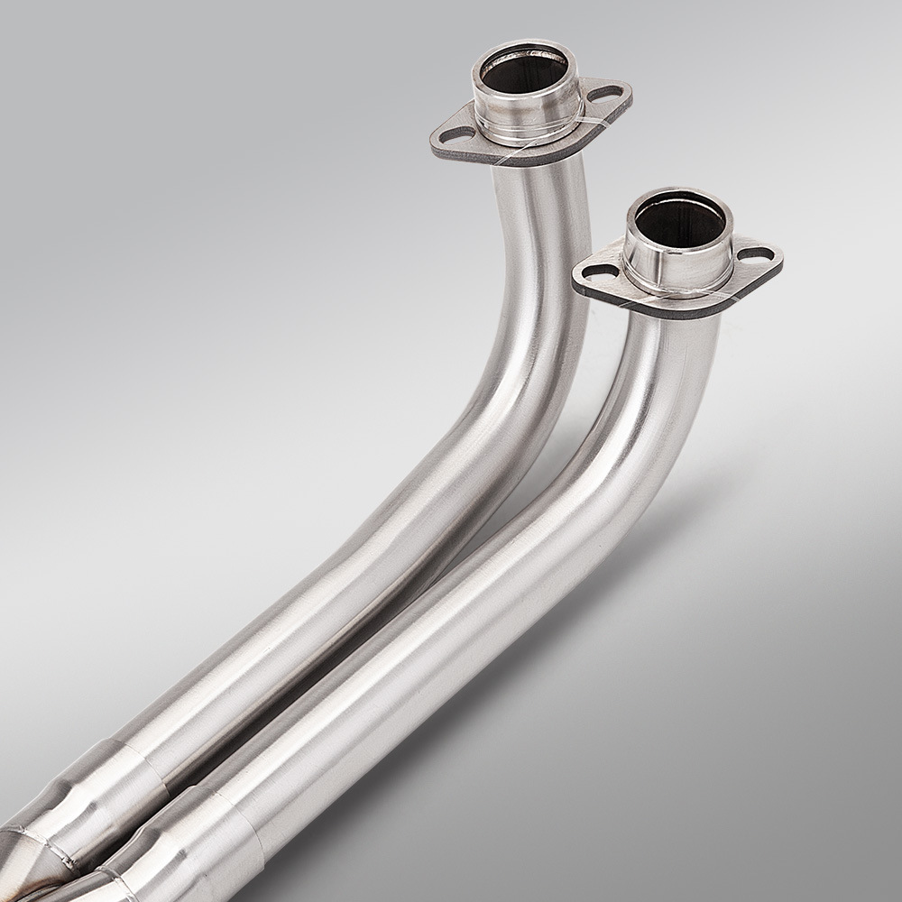 Motorcycle scooter exhaust pipe full system modification suitable for Kymco AK550 front and rear exhaust pipe set