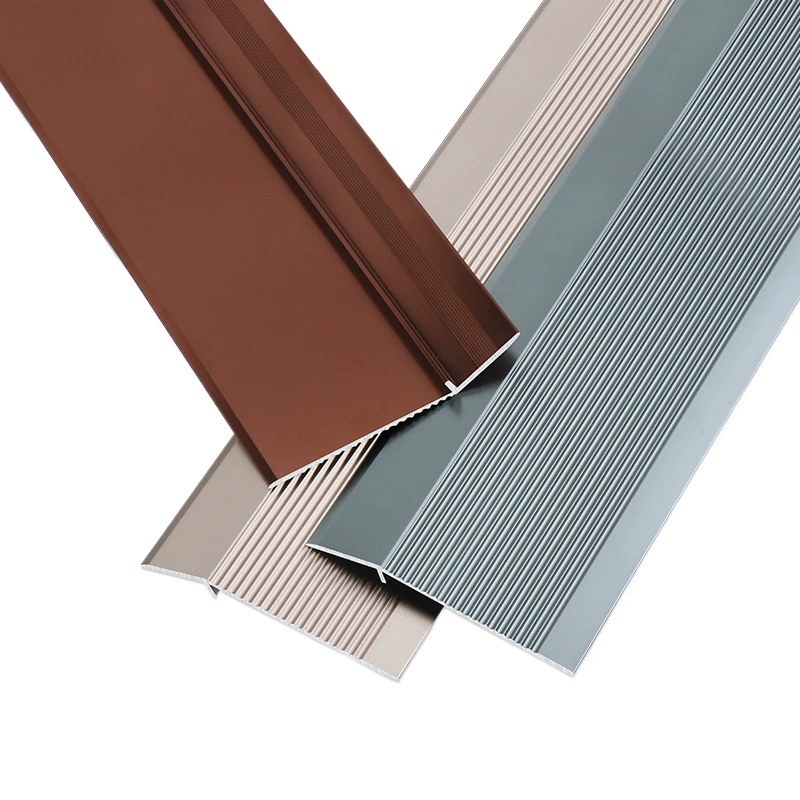 Алюминиевый сплав с высокой и низкой пряжкой, наслоение деревянного пола, размер порога, плитка, переходная металлическая полоса, универсальная дверная полоса