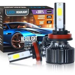 車の LED ヘッドライト F2 内蔵ハイビームとロービームクロスボーダーホットスタイル車のライト H4H7 車の改造フロント超高輝度 LED