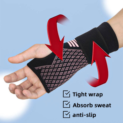 New Style Knitted Nylon Breathable Hand Gripper Wrist Wrap Adjustable Wrap Fitness Accessory