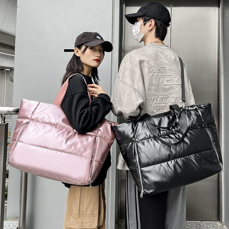 Bolsa de viaje de corta distancia para hombres y mujeres otoño e invierno nuevo bolso de gran capacidad bolso de viaje de moda bolsa de equipaje de hombro