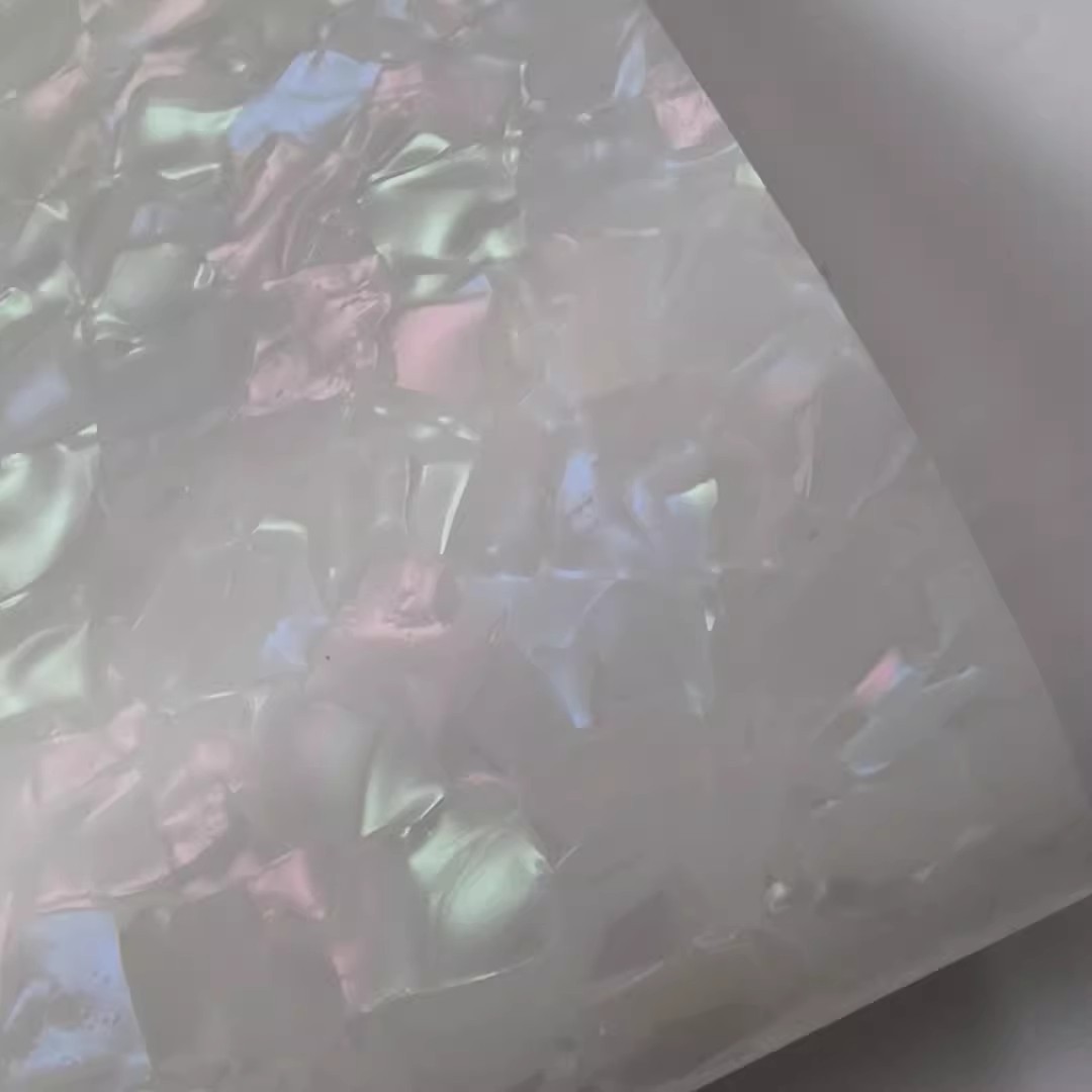 Bah, fluir, cáñamo, papel base de porcelana blanca, película de porcelana blanca de animación acrílica, película de revestimiento interior, fondo de mijo, película de patrón de concha periférica