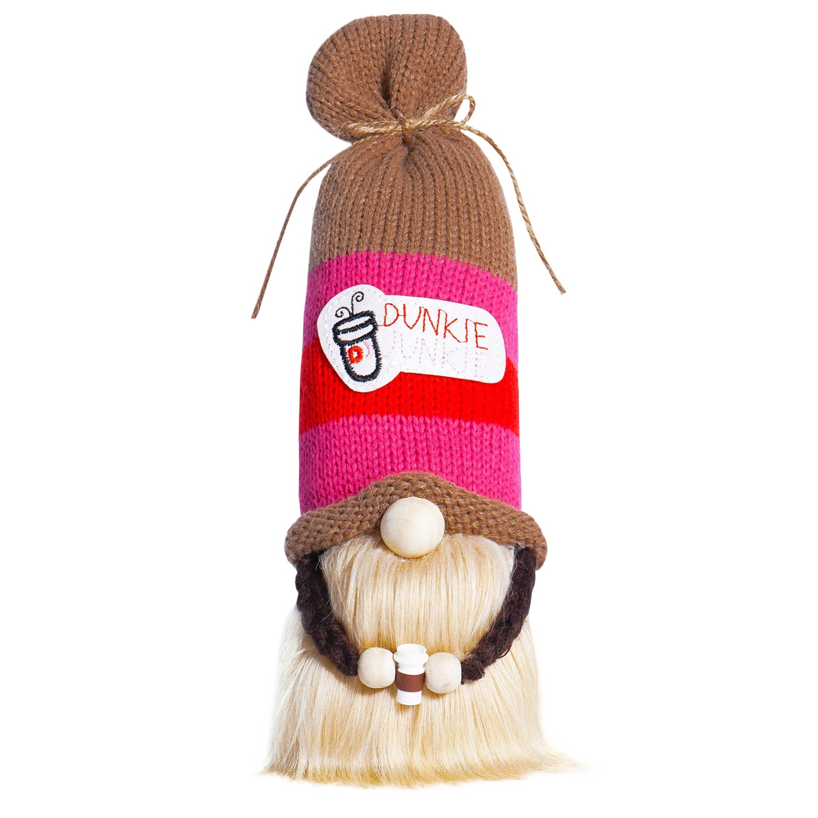 Muñecas de café transfronterizo sin cara adornos lindos muñecas de punto Rodolfo muñecas decoraciones para el hogar