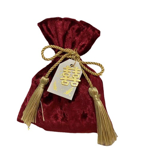 New Creative Velvet Bag Packaging, European-Style Gift Candy Sachet, Tied-Neck Candy Pouch, Gift Bag, Handout Gift