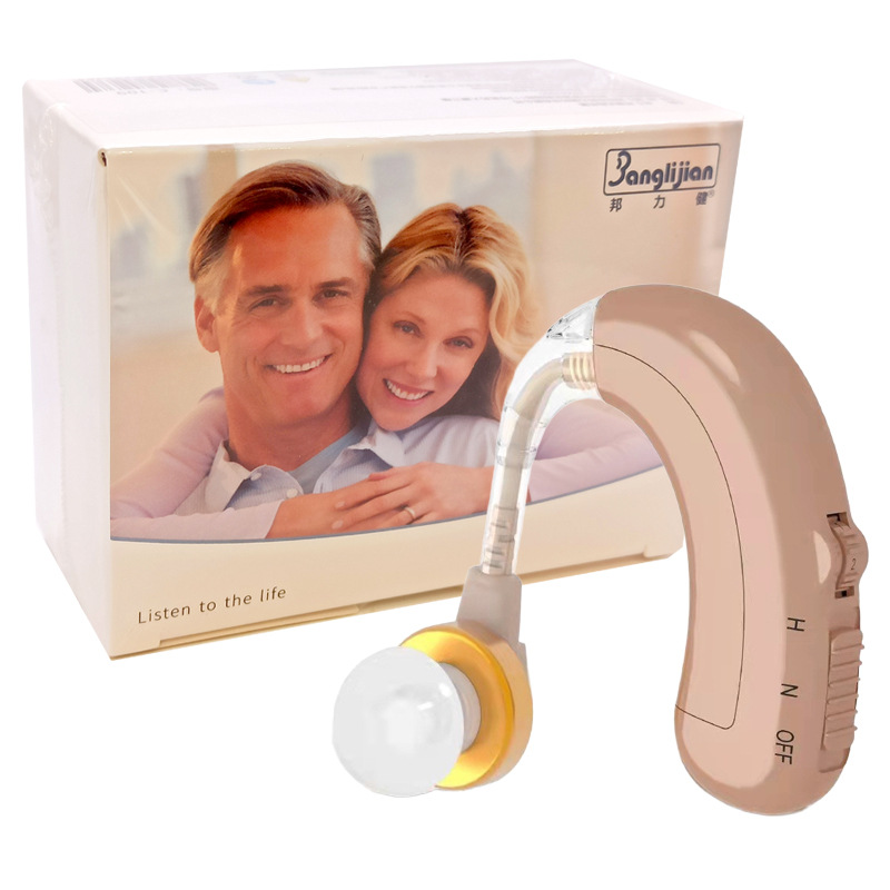 Audífono recargable retroauricular Banglijian, producto genuino para personas mayores y jóvenes, amplificador de sonido, comercio transfronterizo de Amazon