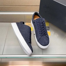 欧洲站2025新款高端顶货时尚经典百搭板鞋百搭休闲运动绒面男鞋