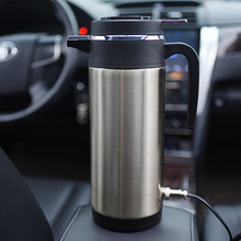 跨境汽车车载烧水壶电热水壶24v热水器电热杯电水壶12v加热水壶杯