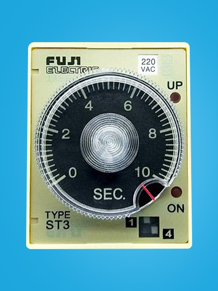 ST3PA-B时间继电器ST3PA-A C D开关AC220V 24v 380 JSZ3