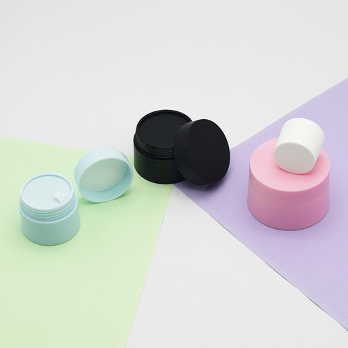 Factory 5g 15g 20g 30g 50g Cream Jar Face Cream Jar Sandpaper Divided Bottle PP Glossy Cream Box