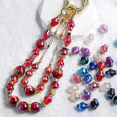 海家新款深海美人魚直孔燈籠串珠散珠diy飾品配件手機鏈材料批發