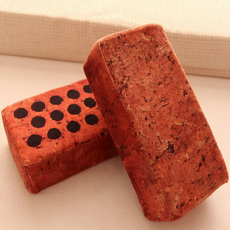 Realistic Brick-Shaped Plush Toy for Children, Funny Gift, Creative Gift Wholesale