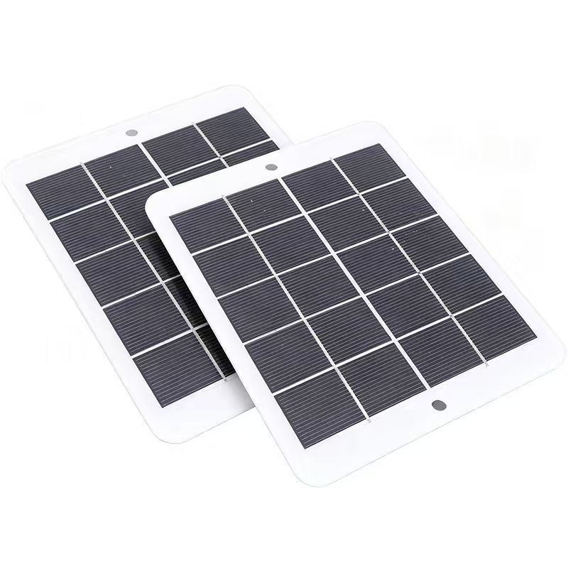3W placa de energía solar de silicio monocristalino monitoreo de teléfono móvil banco de energía viaje energía al aire libre portátil transfronterizo fotovoltaico