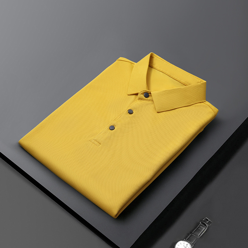 Camiseta polo nueva 2024 con mangas largas y solapa moderna para hombre, camiseta informal de negocios para hombre, ropa de primavera y otoño para hombre