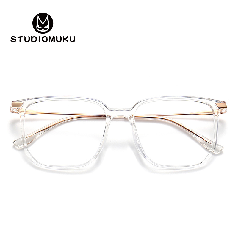 STUDIOMUKU madera fresco gafas redondas gafas de Marco oval diseño único gradiente marco gafas image 4