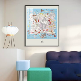 现代装饰画;油画