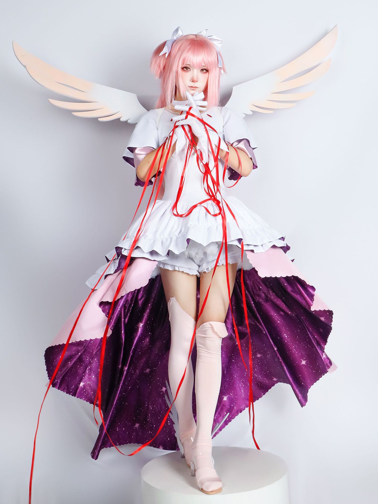 雾都魔法少女小圆神装cosplay服装二次元动漫服小圆鹿目圆香cos服-阿里巴巴