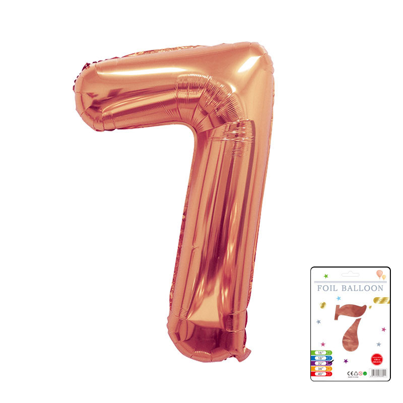 Globo digital de 32 pulgadas, embalaje de tarjeta de papel independiente, versión estadounidense, película de aluminio delgada, embalaje fino, papel de aluminio, globo de cumpleaños