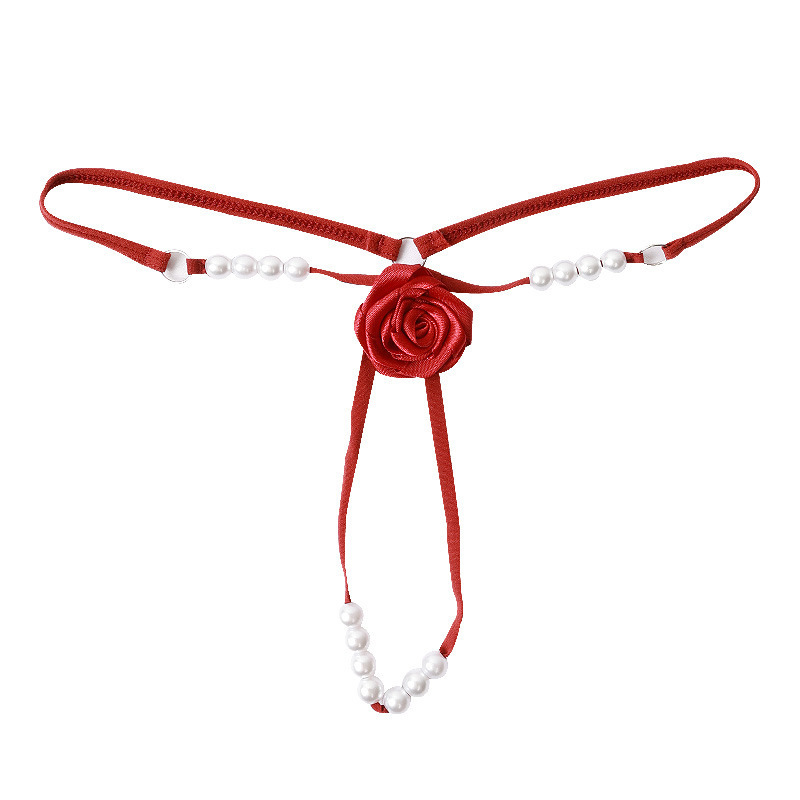 Yan Beiwei a generation of underwear women 2024 new three-dimensional rose elegant bead string plus size thong 520 Yan Beiwei a generation of underwear women 2024 new three-dimensional rose elegant bead string plus size thong 520