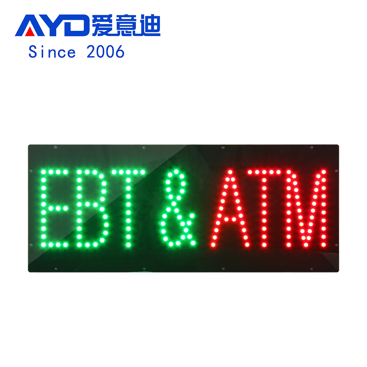 ATM LED SIGN 发光招牌 银行自助网点闪光标识牌 EBT LED SIGN
