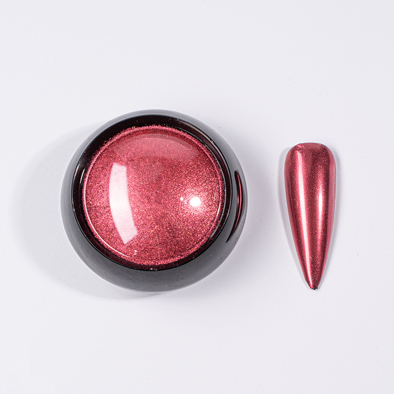 TikTok mismo Rainbow Mirror harina agua ondulación espejo mágico polvo al por mayor En stock suministro transfronterizo de uñas sólido espejo mágico polvo