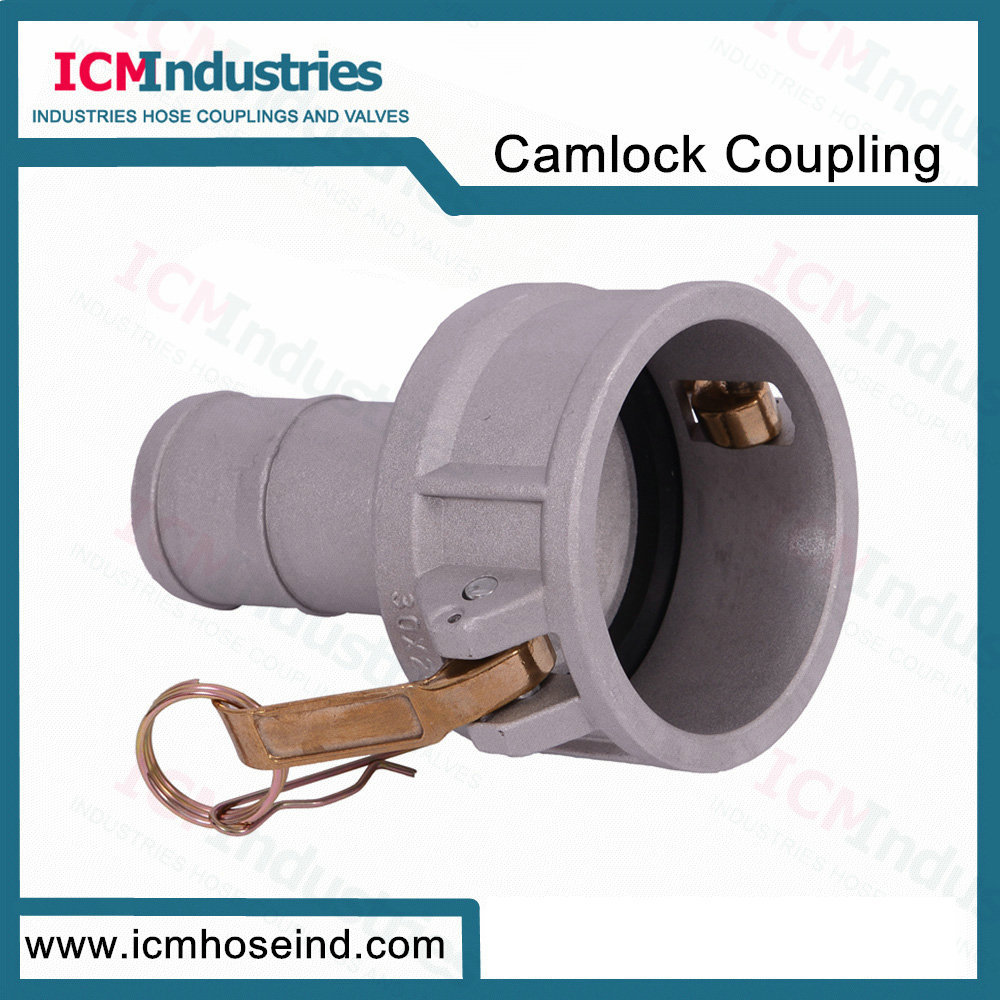 Acoplamiento rápido especial de aluminio de reducción de diámetro Camlock Tipo C Acoplamiento rápido de tubería de agua tipo clip