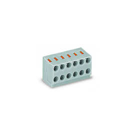 WAGO万可接线端子可与焊针分离的PCB 2线连接器型号252-103