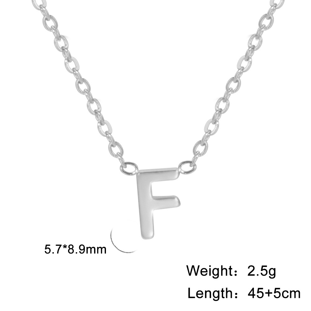 Steel, letter F