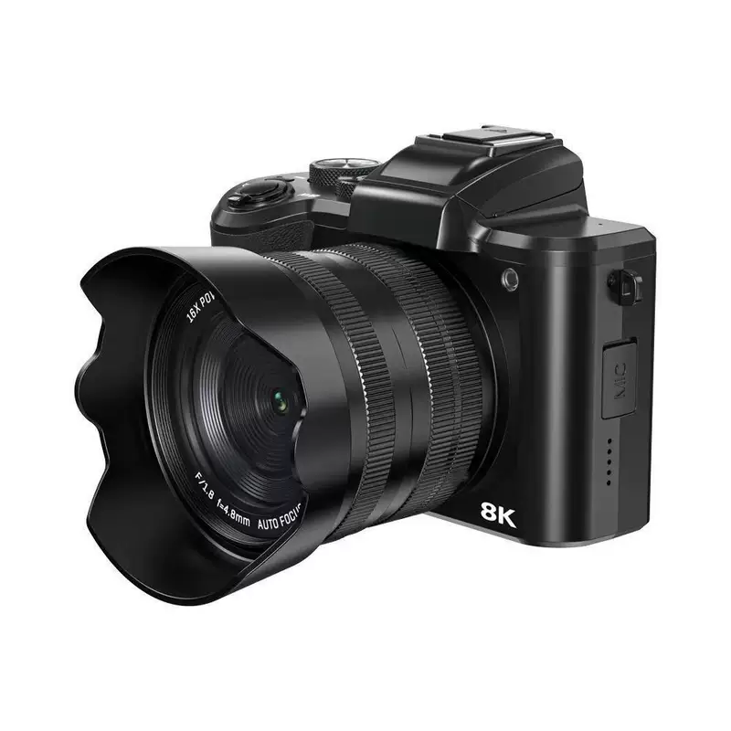 Камера 8K HD, оптический зум, передняя и задняя двойная камера, цифровой HD для путешествий студентов, можно делать селфи