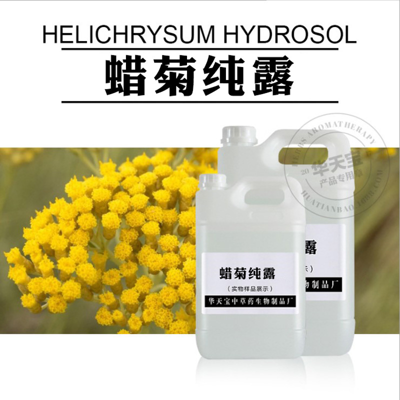 蜡菊纯露 1KG 蜡菊蒸馏原液 Helichrysum Hydrosol 花水原料批发