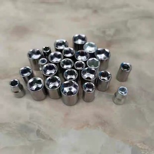 1/4����6����Ͳ�^�� С�wŤ�������^��ĸ6 35 7 8 9 10 11 12mm