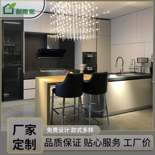 北京厂家定制整体橱柜 现代厨房厨柜设计制作 定制烤漆整体橱柜
